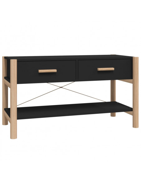 Mobile Porta TV Nero 82x38x45 cm in Legno Multistrato