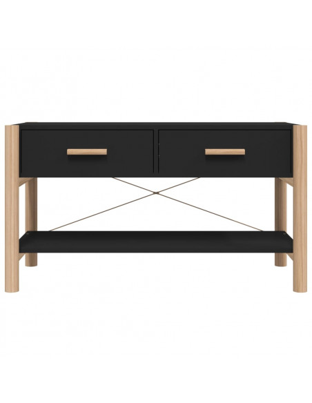 Mobile Porta TV Nero 82x38x45 cm in Legno Multistrato