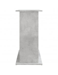 Supporto Acquario 81x36x73 cm Legno Multistrato Grigio Cemento 2