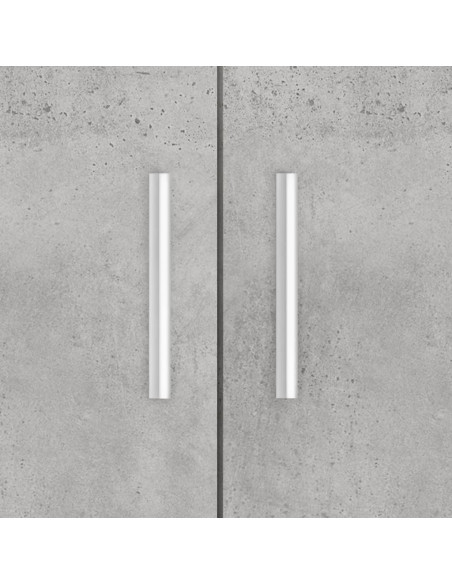 Supporto Acquario 81x36x73 cm Legno Multistrato Grigio Cemento