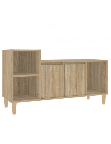 Mobile per TV Rovere Sonoma 100x35x55 cm Legno Multistrato