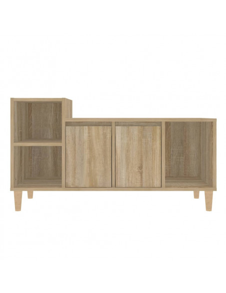 Mobile per TV Rovere Sonoma 100x35x55 cm Legno Multistrato