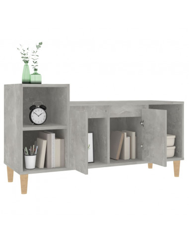 Mobile per TV Grigio Cemento 100x35x55 cm Legno Multistrato