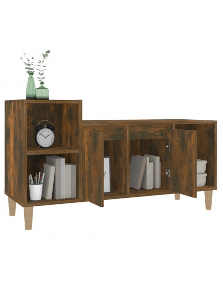 Mobile TV Rovere Fumo 100x35x55 cm in Legno Multistrato