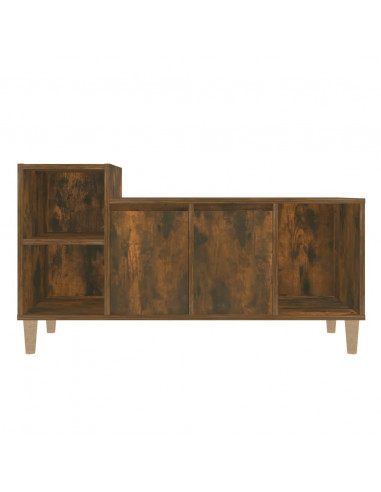 Mobile TV Rovere Fumo 100x35x55 cm in Legno Multistrato