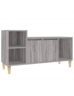 Mobile TV Grigio Sonoma 100x35x55 cm in Legno Multistrato 2