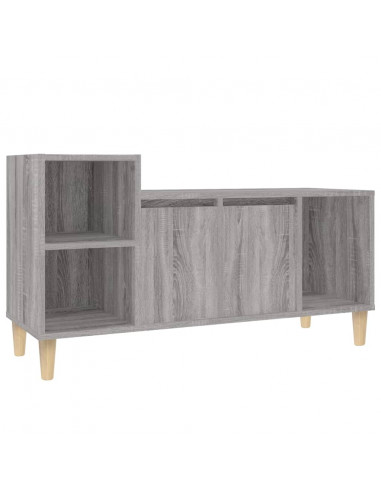 Mobile TV Grigio Sonoma 100x35x55 cm in Legno Multistrato