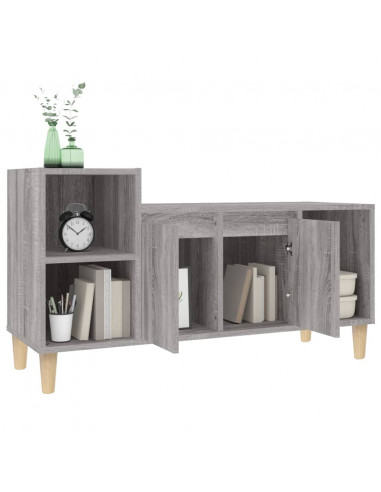 Mobile TV Grigio Sonoma 100x35x55 cm in Legno Multistrato