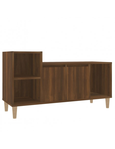 Mobile TV Rovere Marrone 100x35x55 cm in Legno Multistrato