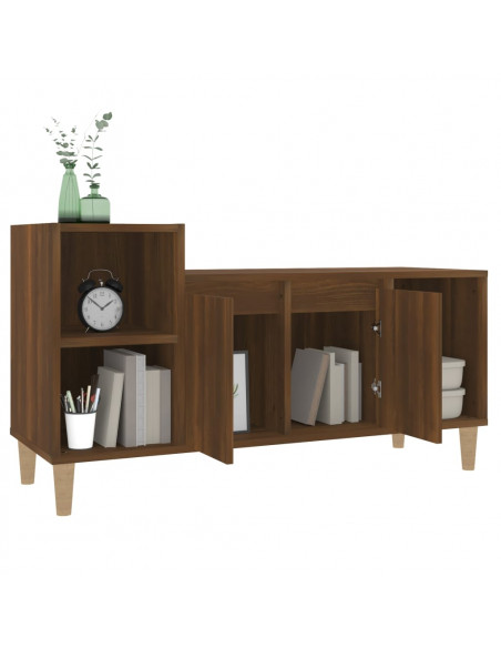 Mobile TV Rovere Marrone 100x35x55 cm in Legno Multistrato