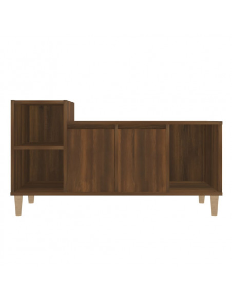 Mobile TV Rovere Marrone 100x35x55 cm in Legno Multistrato