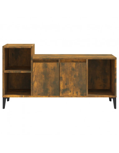 Mobile TV Rovere Fumo 100x35x55 cm in Legno Multistrato