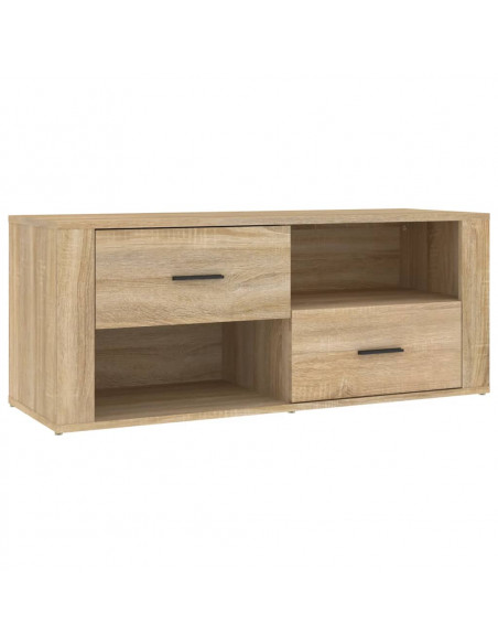 Mobile per TV Rovere Sonoma 100x35x40 cm Legno Multistrato