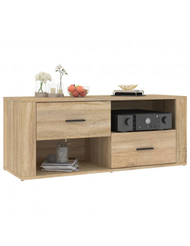 Mobile per TV Rovere Sonoma 100x35x40 cm Legno Multistrato