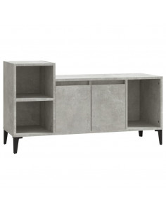 Mobile per TV Grigio Cemento 100x35x55 cm Legno Multistrato 2