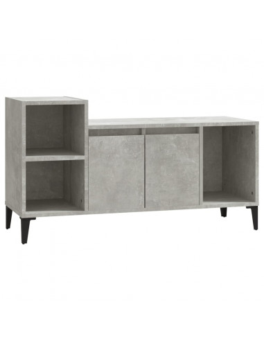 Mobile per TV Grigio Cemento 100x35x55 cm Legno Multistrato