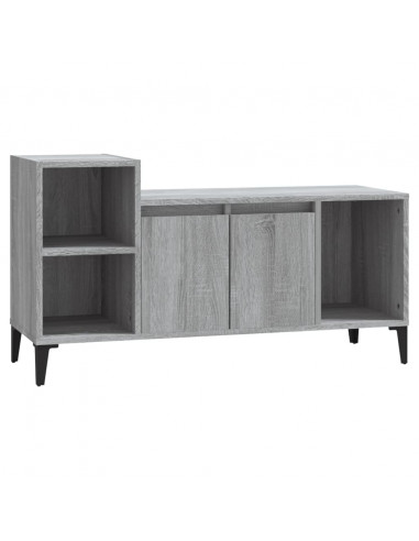 Mobile TV Grigio Sonoma 100x35x55 cm in Legno Multistrato
