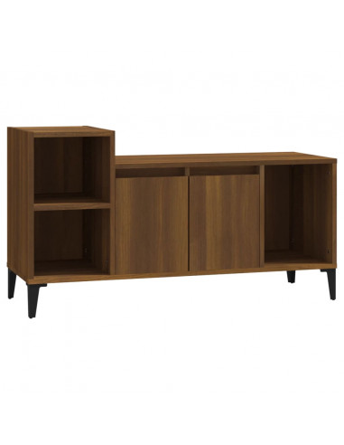 Mobile TV Rovere Marrone 100x35x55 cm in Legno Multistrato