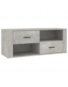 Mobile per TV Grigio Cemento 100x35x40 cm Legno Multistrato 2