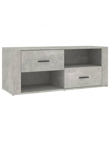 Mobile per TV Grigio Cemento 100x35x40 cm Legno Multistrato