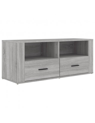 Mobile TV Grigio Sonoma 100x35x40 cm in Legno Multistrato