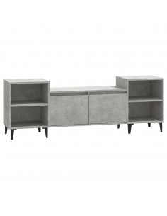 Mobile per TV Grigio Cemento 160x35x55 cm Legno Multistrato 2
