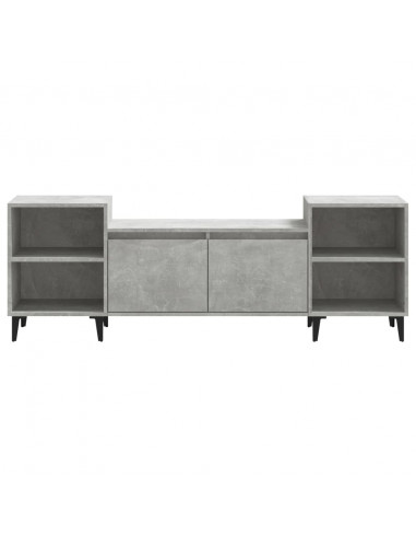 Mobile per TV Grigio Cemento 160x35x55 cm Legno Multistrato