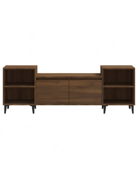 Mobile TV Rovere Marrone 160x35x55 cm in Legno Multistrato