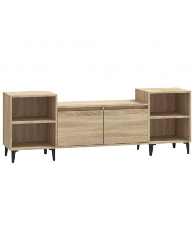 Mobile Porta TV Rovere Sonoma 160x35x55 cm Legno Multistrato