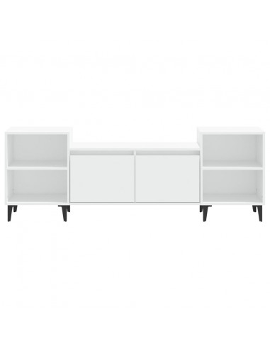 Mobile Porta TV Bianco 160x35x55 cm in Legno Multistrato