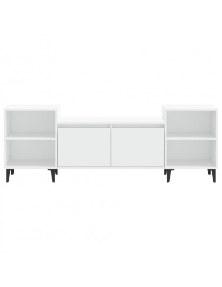 Mobile Porta TV Bianco 160x35x55 cm in Legno Multistrato