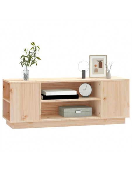 Mobile Porta TV 110x35x40,5 cm in Legno Massello di Pino