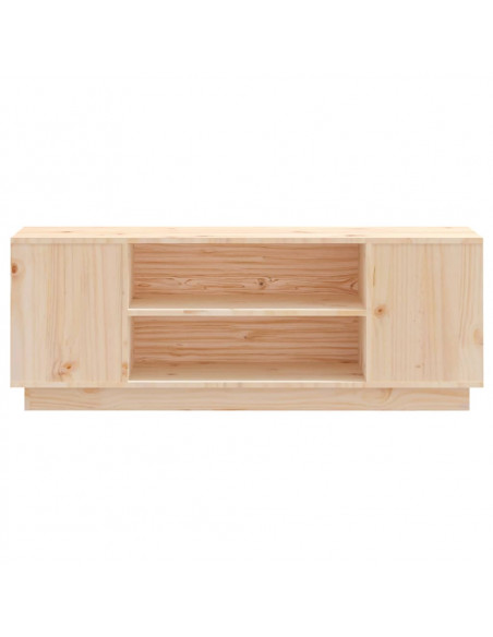 Mobile Porta TV 110x35x40,5 cm in Legno Massello di Pino