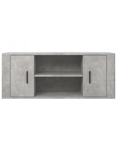 Mobile per TV Grigio Cemento 100x35x40 cm Legno Multistrato