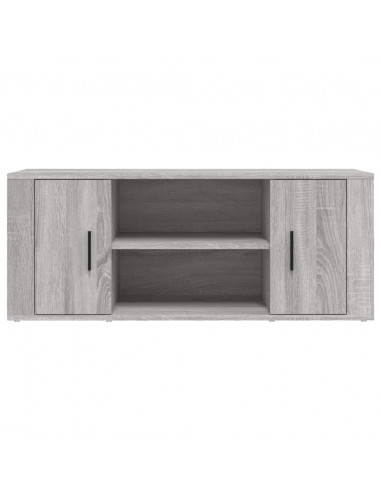 Mobile TV Grigio Sonoma 100x35x40 cm in Legno Multistrato