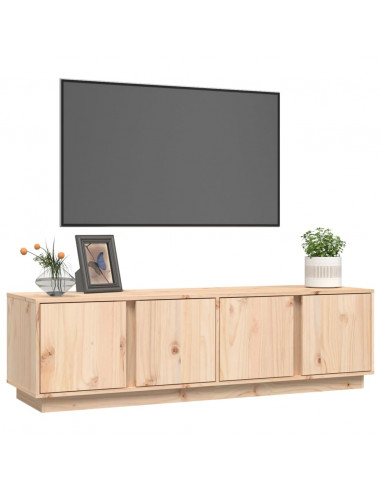 Mobile Porta TV 140x40x40 cm in Legno Massello di Pino