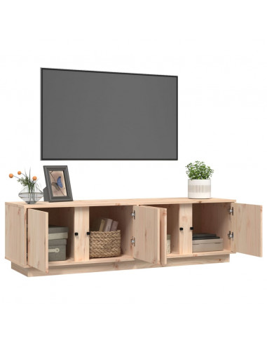 Mobile Porta TV 140x40x40 cm in Legno Massello di Pino