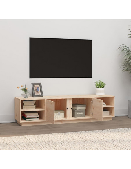 Mobile Porta TV 156x40x40 cm in Legno Massello di Pino