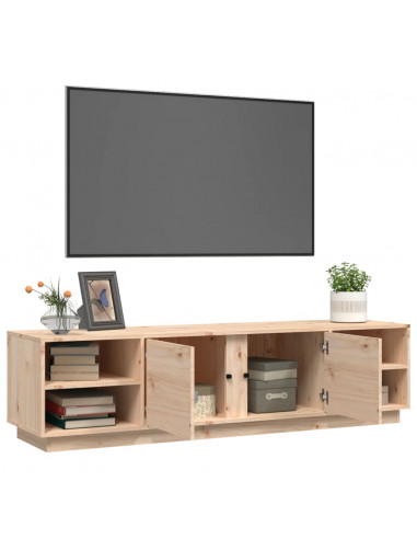 Mobile Porta TV 156x40x40 cm in Legno Massello di Pino
