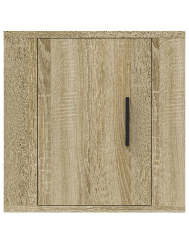 Mobile Porta TV a Parete Rovere Sonoma 40x34,5x40 cm