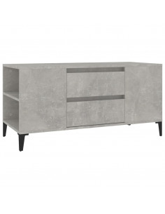 Mobile per TV Grigio Cemento 102x44,5x50 cm Legno Multistrato 2
