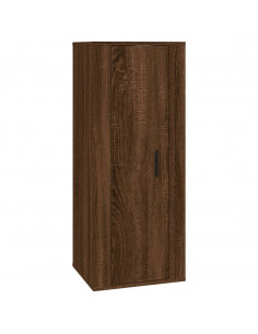 Mobile Porta TV a Parete Rovere Marrone 40x34,5x100 cm 2