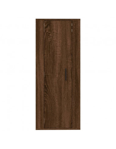 Mobile Porta TV a Parete Rovere Marrone 40x34,5x100 cm