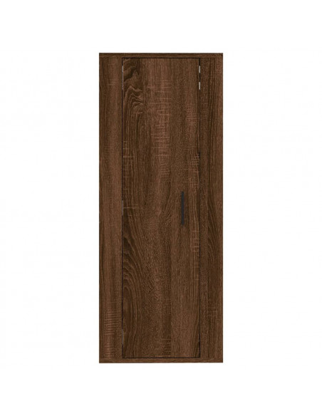 Mobile Porta TV a Parete Rovere Marrone 40x34,5x100 cm