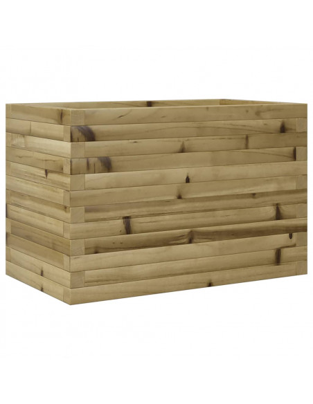 Fioriera da Giardino 70x40x46 cm in Legno di Pino Impregnato