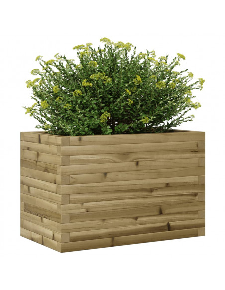 Fioriera da Giardino 70x40x46 cm in Legno di Pino Impregnato