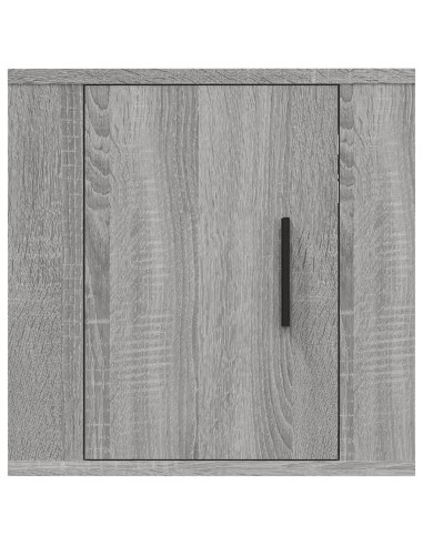 Mobile Porta TV a Parete Grigio Sonoma 40x34,5x40 cm