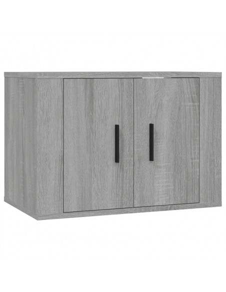 Mobile Porta TV a Parete Grigio Sonoma 57x34,5x40 cm