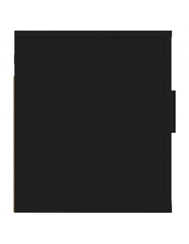 Mobili Porta TV a Parete 2 pz Nero 40x34,5x40 cm