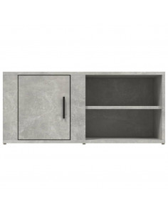 Mobili TV 2 pz Grigio Cemento 80x31,5x36 cm Legno Multistrato 2